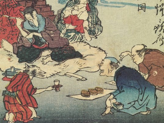 団三郎狸（記事に載る絵）