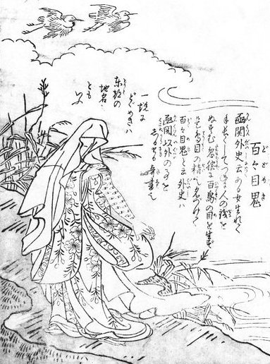 百々目鬼（鳥山石燕『今昔画図続百鬼』）