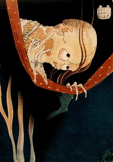 小幡小平次（葛飾北斎『百物語』）