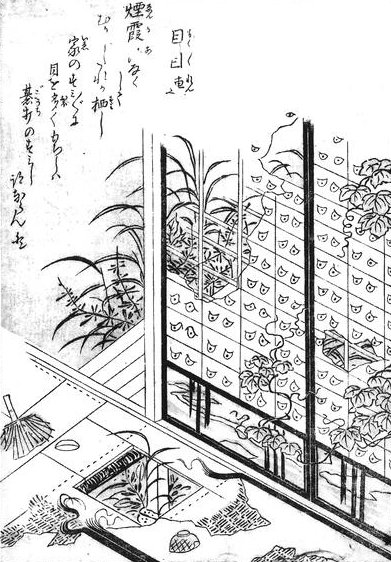 目目連（鳥山石燕『今昔百鬼拾遺』）