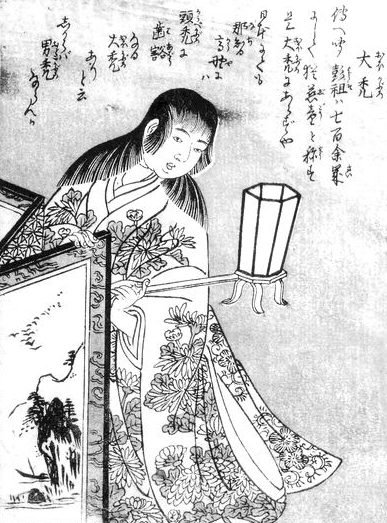 大禿（鳥山石燕『今昔画図続百鬼』）