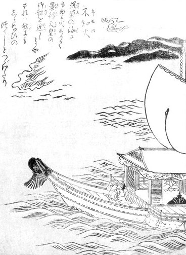 不知火（鳥山石燕『今昔画図続百鬼』）