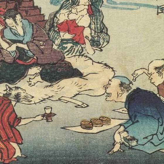 団三郎狸（記事に載る絵）