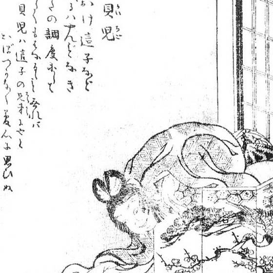 貝児（鳥山石燕『画図百器徒然袋』）