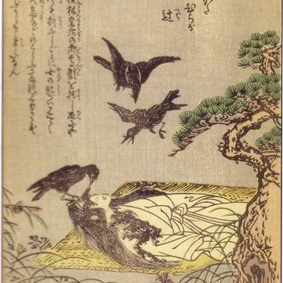 帷子辻（竹原春泉『絵本百物語』）