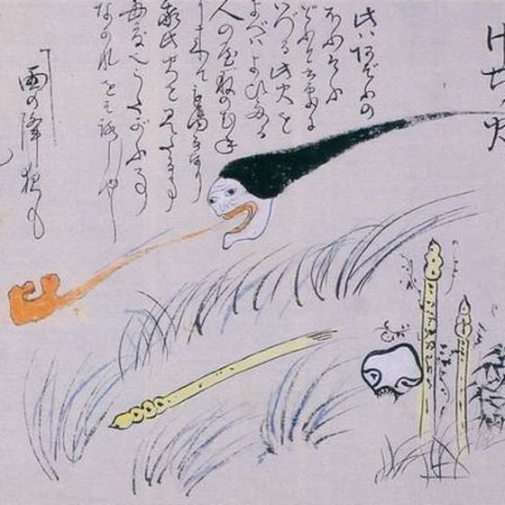 けち火（記事に載る絵）