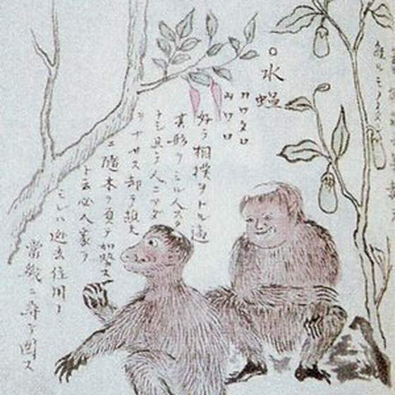 ケンムン（記事に載る絵）