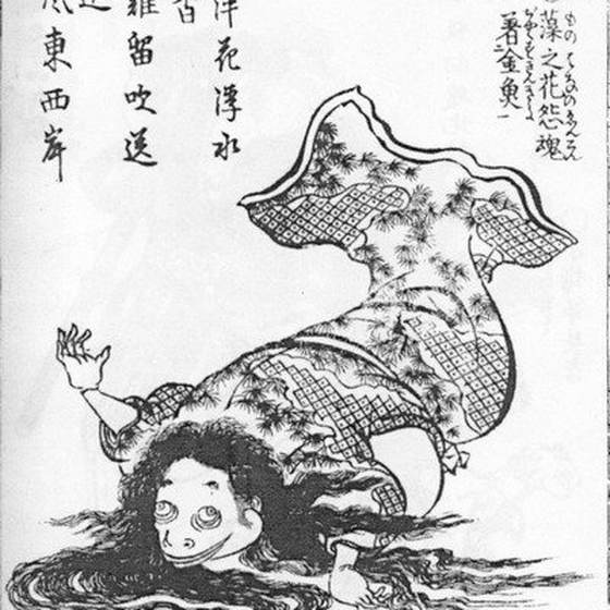 金魚の幽霊（記事に載る絵）