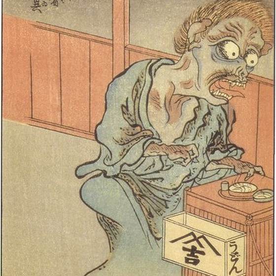 狐者異（竹原春泉『絵本百物語』）