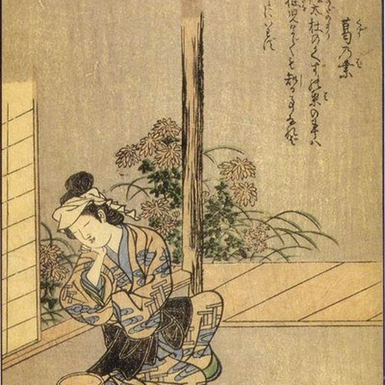葛の葉（竹原春泉『絵本百物語』）