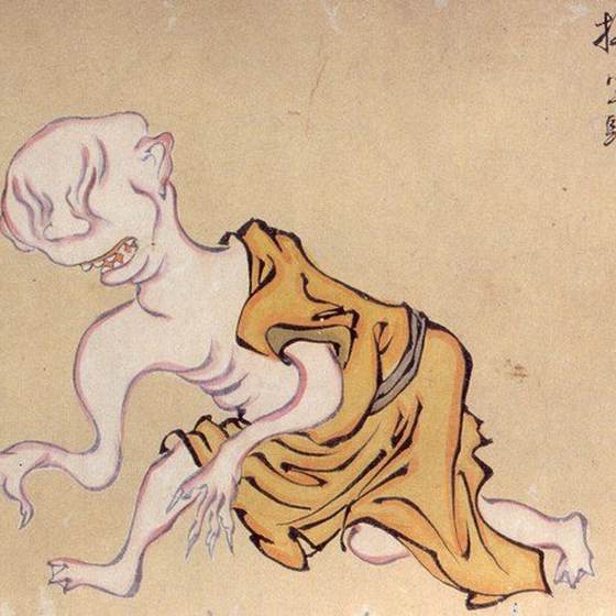 撫で座頭（記事に載る絵）