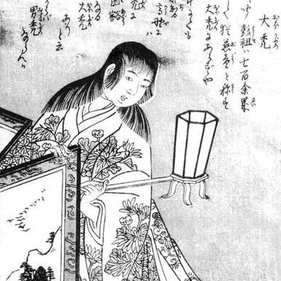 大禿（鳥山石燕『今昔画図続百鬼』）