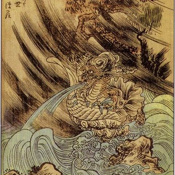 出世螺（竹原春泉『絵本百物語』）