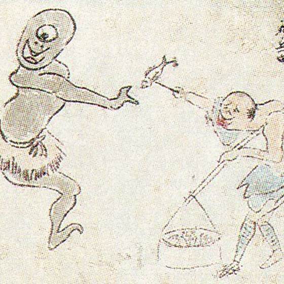 山爺（記事に載る絵）
