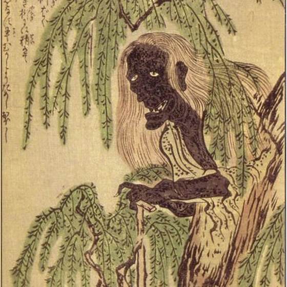 柳婆（竹原春泉『絵本百物語』）