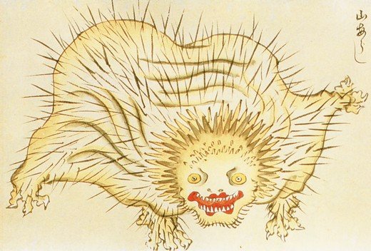 山あらし（記事に載る絵）