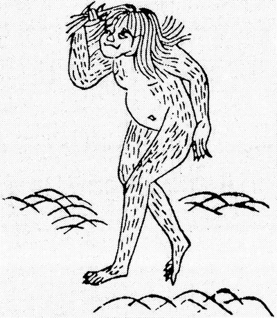 山わろ（Wakan Sansai Zue）